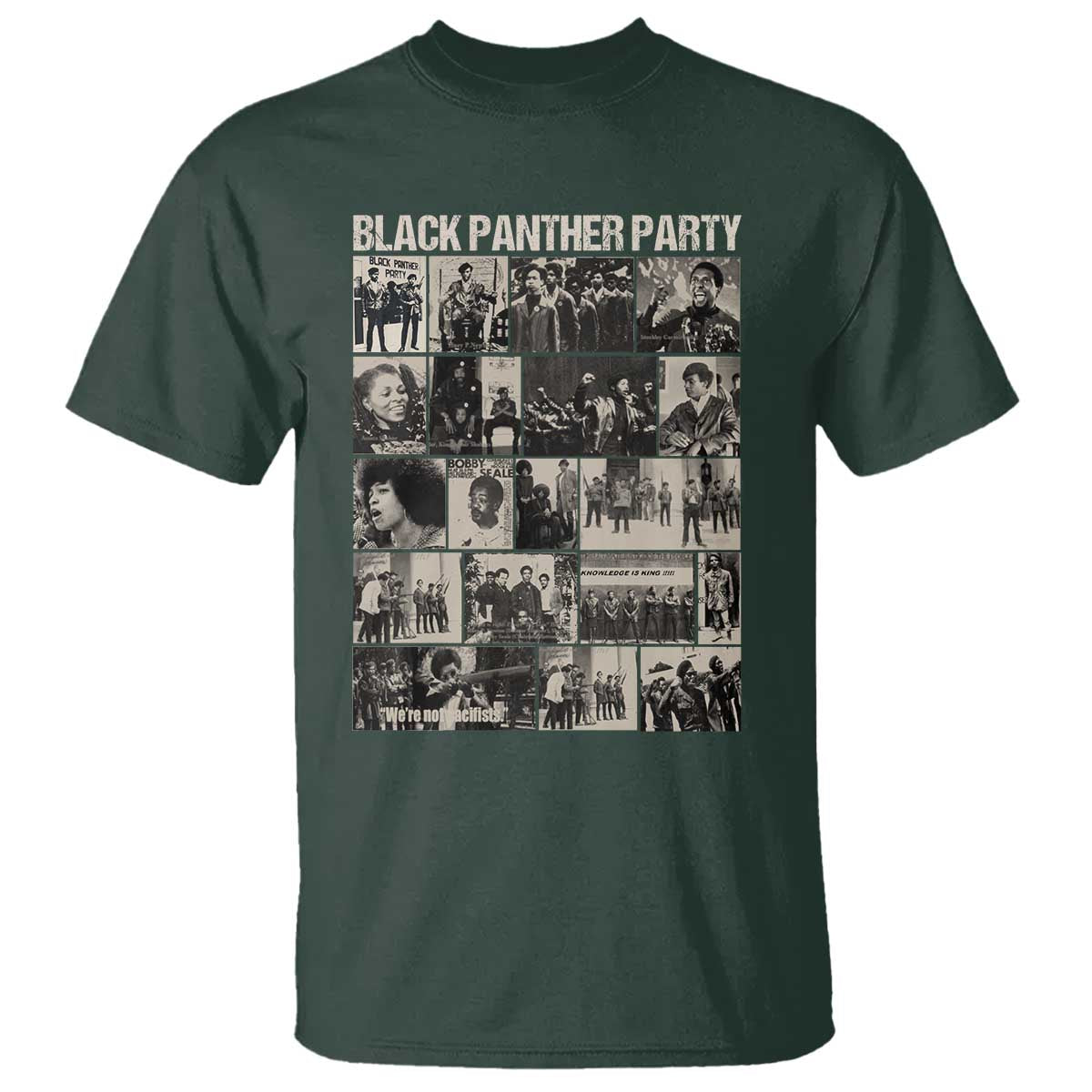 Vintage Black Panther Party T Shirt Huey P. Newton Bobby Seale Black History Month Juneteenth