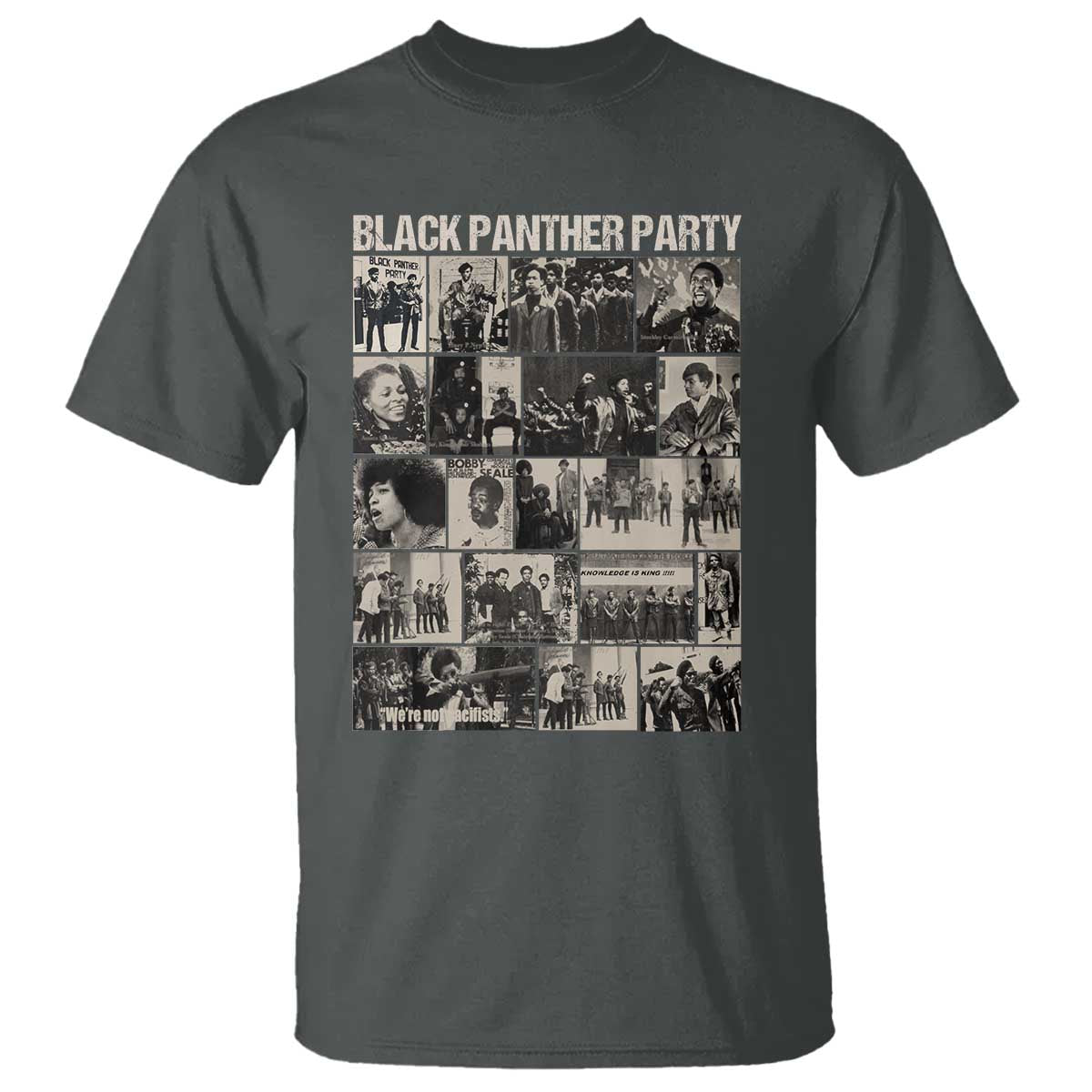 Vintage Black Panther Party T Shirt Huey P. Newton Bobby Seale Black History Month Juneteenth