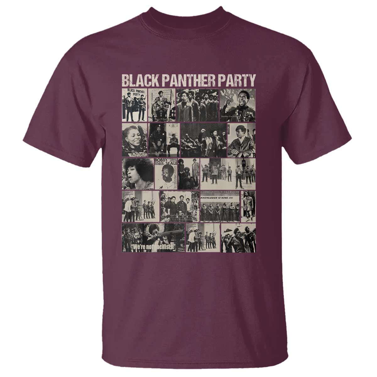 Vintage Black Panther Party T Shirt Huey P. Newton Bobby Seale Black History Month Juneteenth