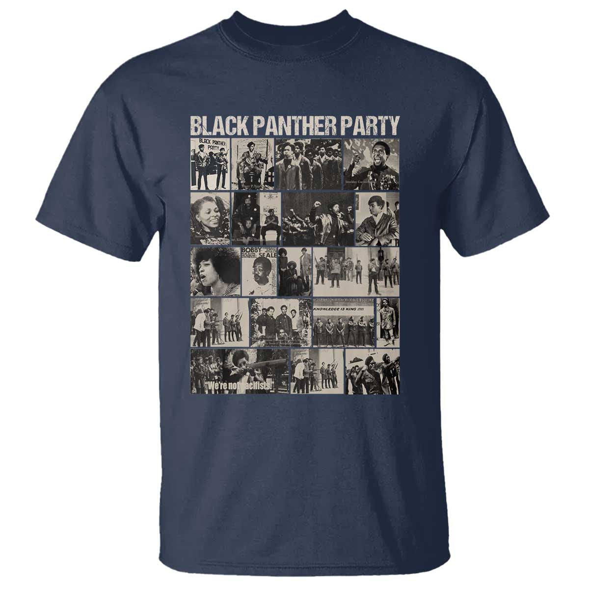 Vintage Black Panther Party T Shirt Huey P. Newton Bobby Seale Black History Month Juneteenth