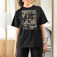 Vintage Black Panther Party T Shirt For Women Huey P. Newton Bobby Seale Black History Month Juneteenth