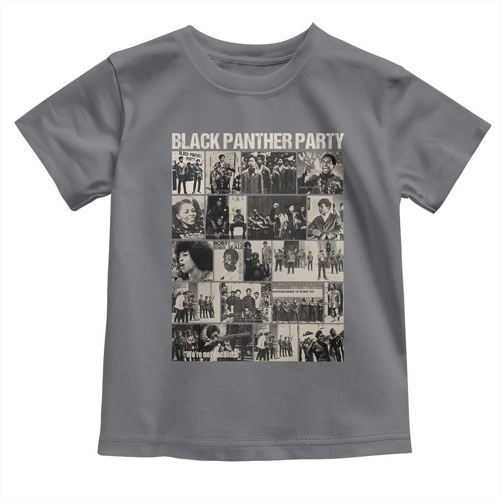 Vintage Black Panther Party Toddler T Shirt Huey P. Newton Bobby Seale Black History Month Juneteenth