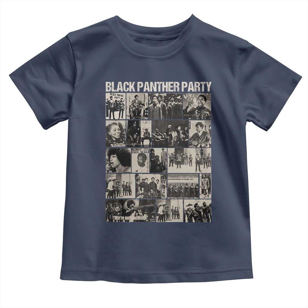 Vintage Black Panther Party Toddler T Shirt Huey P. Newton Bobby Seale Black History Month Juneteenth