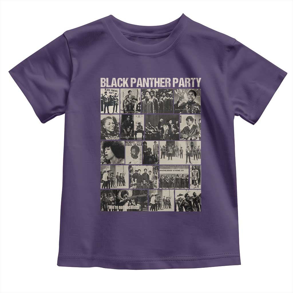 Vintage Black Panther Party Toddler T Shirt Huey P. Newton Bobby Seale Black History Month Juneteenth