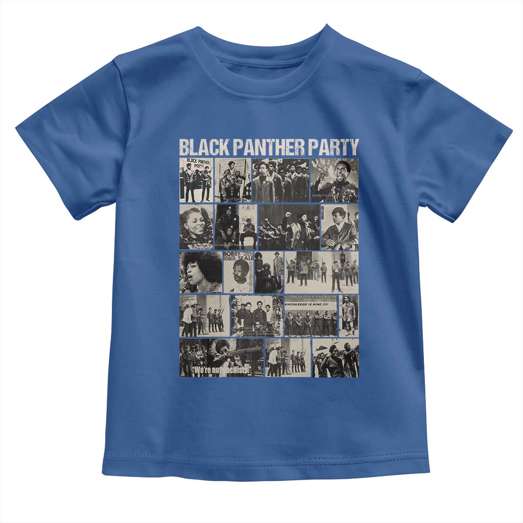 Vintage Black Panther Party Toddler T Shirt Huey P. Newton Bobby Seale Black History Month Juneteenth