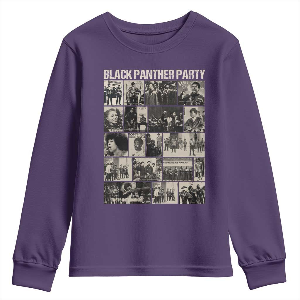 Vintage Black Panther Party Youth Sweatshirt Huey P. Newton Bobby Seale Black History Month Juneteenth