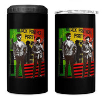 Vintage Black Panther Party 4 in 1 Can Cooler Tumbler Black History Self Defense Huey Newton Bobby Seale