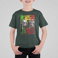 Vintage Black Panther Party T Shirt For Kid Black History Self Defense Huey Newton Bobby Seale
