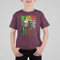 Vintage Black Panther Party T Shirt For Kid Black History Self Defense Huey Newton Bobby Seale