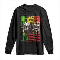 Vintage Black Panther Party Long Sleeve Shirt Black History Self Defense Huey Newton Bobby Seale