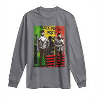 Vintage Black Panther Party Long Sleeve Shirt Black History Self Defense Huey Newton Bobby Seale