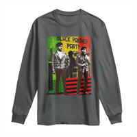Vintage Black Panther Party Long Sleeve Shirt Black History Self Defense Huey Newton Bobby Seale