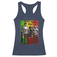 Vintage Black Panther Party Racerback Tank Top Black History Self Defense Huey Newton Bobby Seale
