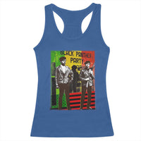 Vintage Black Panther Party Racerback Tank Top Black History Self Defense Huey Newton Bobby Seale