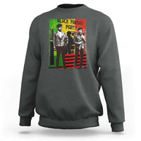 Vintage Black Panther Party Sweatshirt Black History Self Defense Huey Newton Bobby Seale