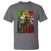 Vintage Black Panther Party T Shirt Black History Self Defense Huey Newton Bobby Seale
