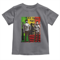 Vintage Black Panther Party Toddler T Shirt Black History Self Defense Huey Newton Bobby Seale