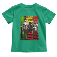Vintage Black Panther Party Toddler T Shirt Black History Self Defense Huey Newton Bobby Seale