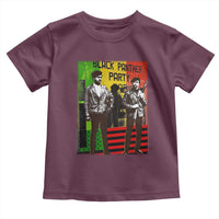 Vintage Black Panther Party Toddler T Shirt Black History Self Defense Huey Newton Bobby Seale