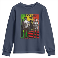 Vintage Black Panther Party Youth Sweatshirt Black History Self Defense Huey Newton Bobby Seale