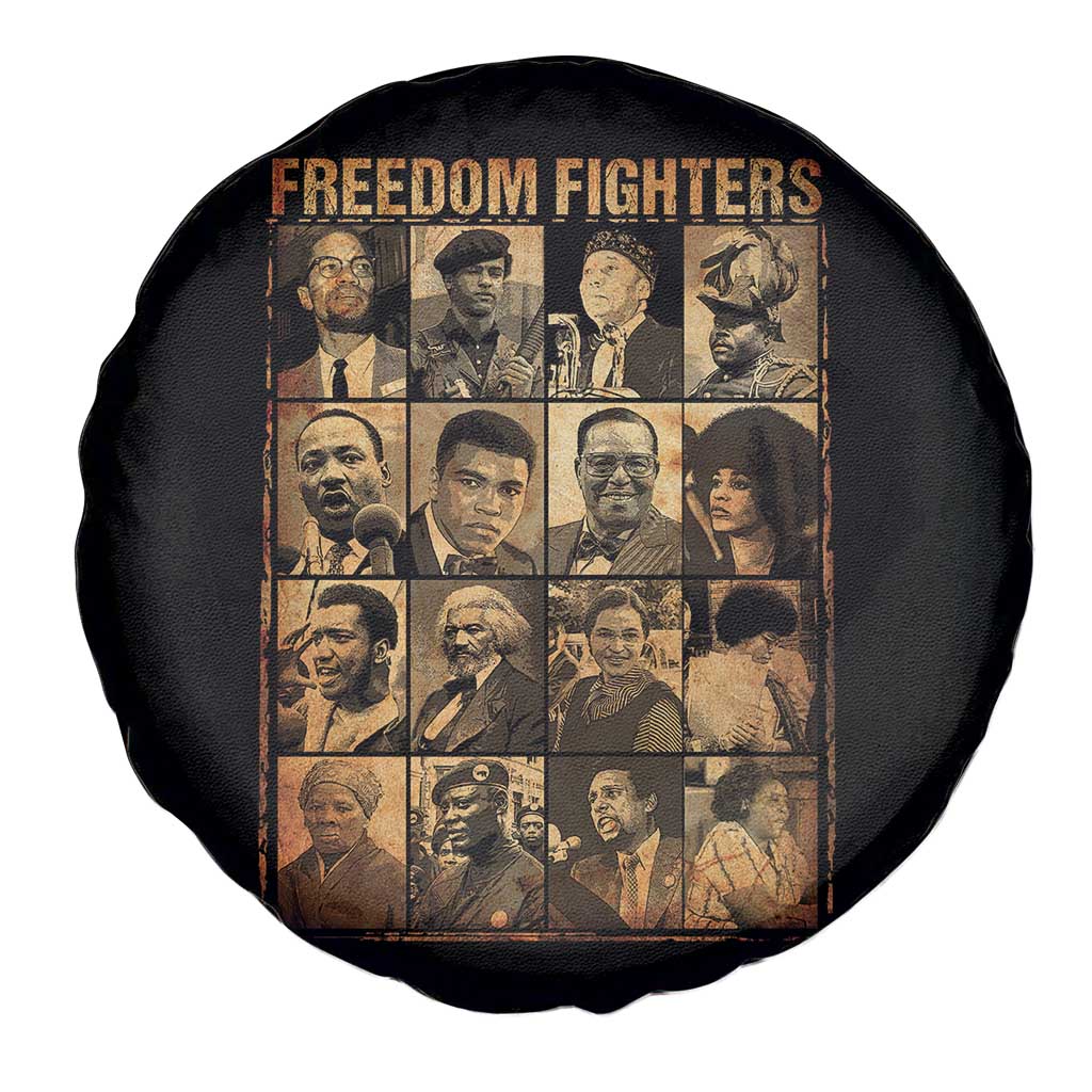 Black Freedom Fighters Spare Tire Cover Huey P. Newton Bobby Seale Black History Month Juneteenth
