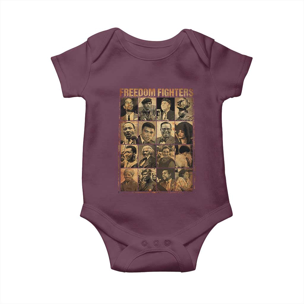 Black Freedom Fighters Baby Onesie Huey P. Newton Bobby Seale Black History Month Juneteenth