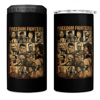 Black Freedom Fighters 4 in 1 Can Cooler Tumbler Huey P. Newton Bobby Seale Black History Month Juneteenth
