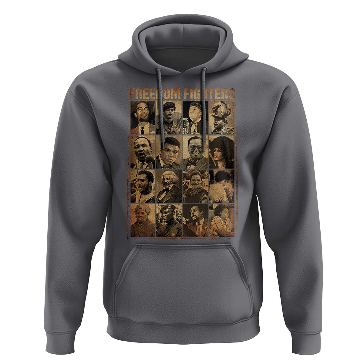 Black Freedom Fighters Hoodie Huey P. Newton Bobby Seale Black History Month Juneteenth