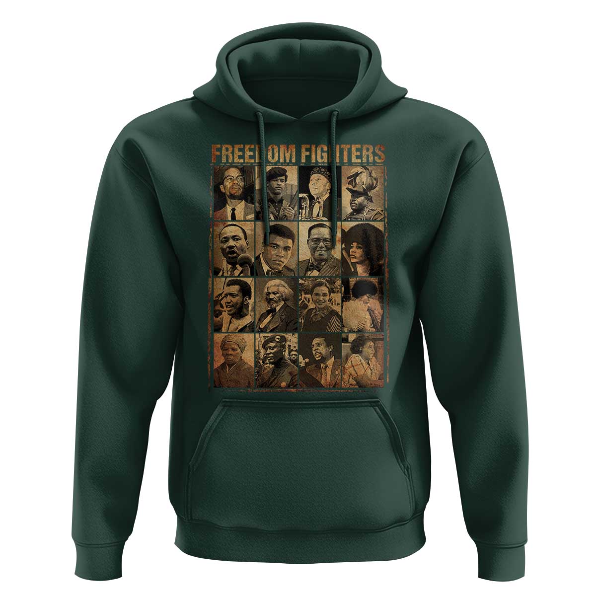 Black Freedom Fighters Hoodie Huey P. Newton Bobby Seale Black History Month Juneteenth