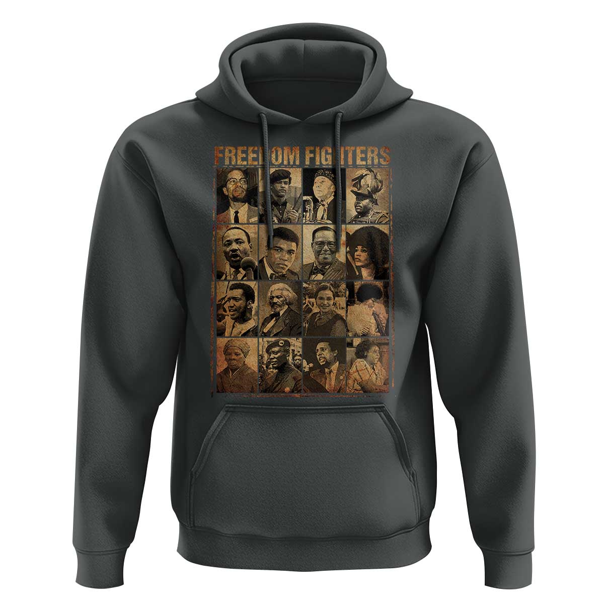 Black Freedom Fighters Hoodie Huey P. Newton Bobby Seale Black History Month Juneteenth