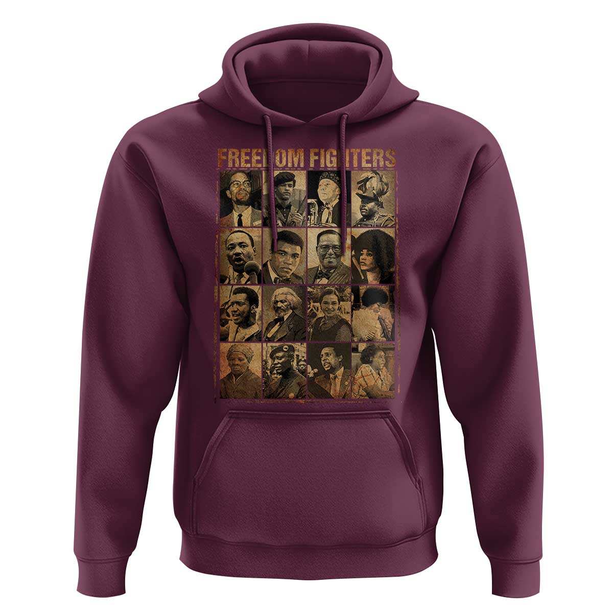 Black Freedom Fighters Hoodie Huey P. Newton Bobby Seale Black History Month Juneteenth
