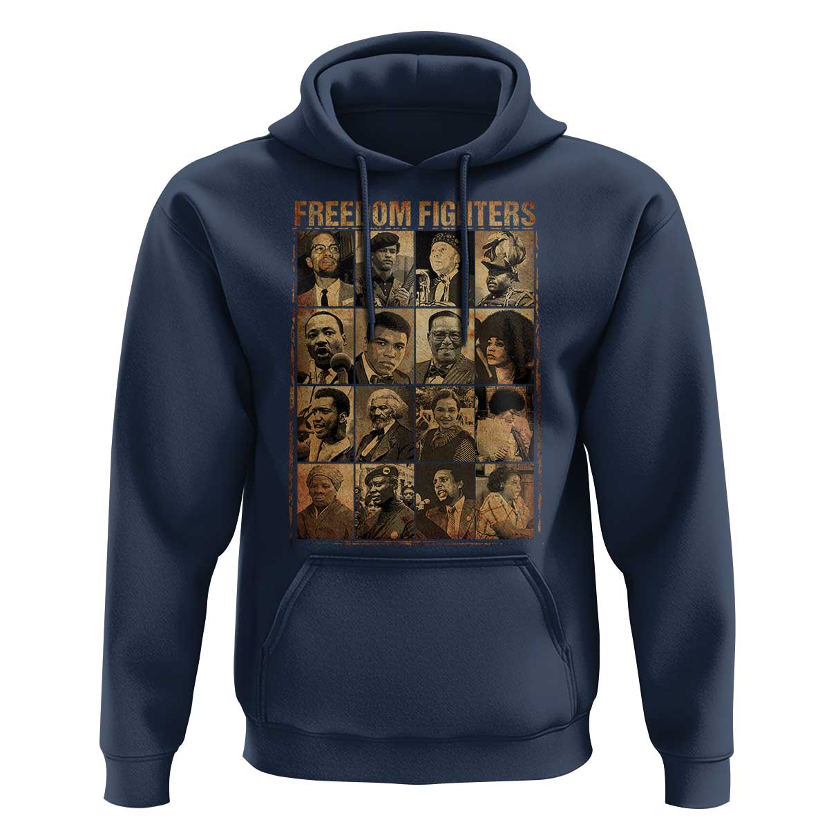 Black Freedom Fighters Hoodie Huey P. Newton Bobby Seale Black History Month Juneteenth