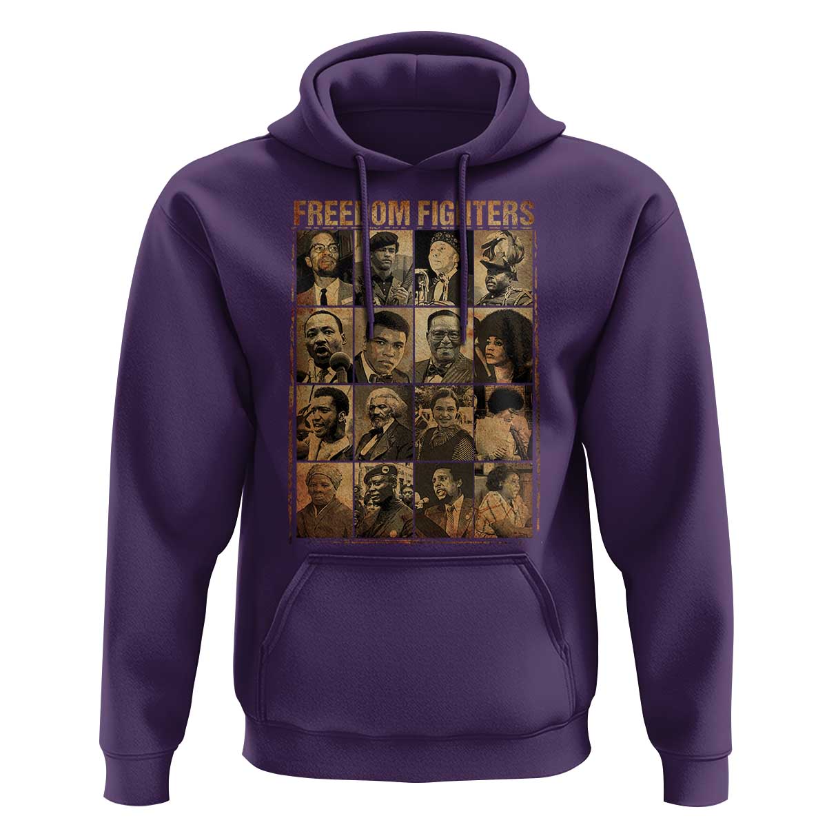 Black Freedom Fighters Hoodie Huey P. Newton Bobby Seale Black History Month Juneteenth