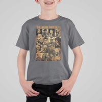 Black Freedom Fighters T Shirt For Kid Huey P. Newton Bobby Seale Black History Month Juneteenth
