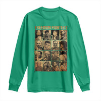 Black Freedom Fighters Long Sleeve Shirt Huey P. Newton Bobby Seale Black History Month Juneteenth