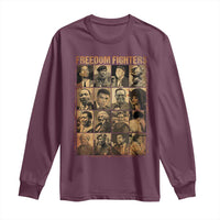 Black Freedom Fighters Long Sleeve Shirt Huey P. Newton Bobby Seale Black History Month Juneteenth