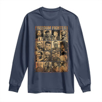 Black Freedom Fighters Long Sleeve Shirt Huey P. Newton Bobby Seale Black History Month Juneteenth