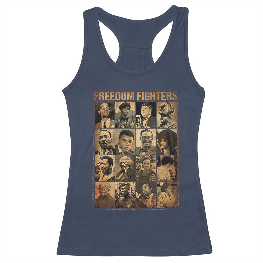 Black Freedom Fighters Racerback Tank Top Huey P. Newton Bobby Seale Black History Month Juneteenth