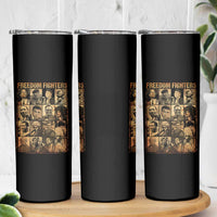 Black Freedom Fighters Skinny Tumbler Huey P. Newton Bobby Seale Black History Month Juneteenth