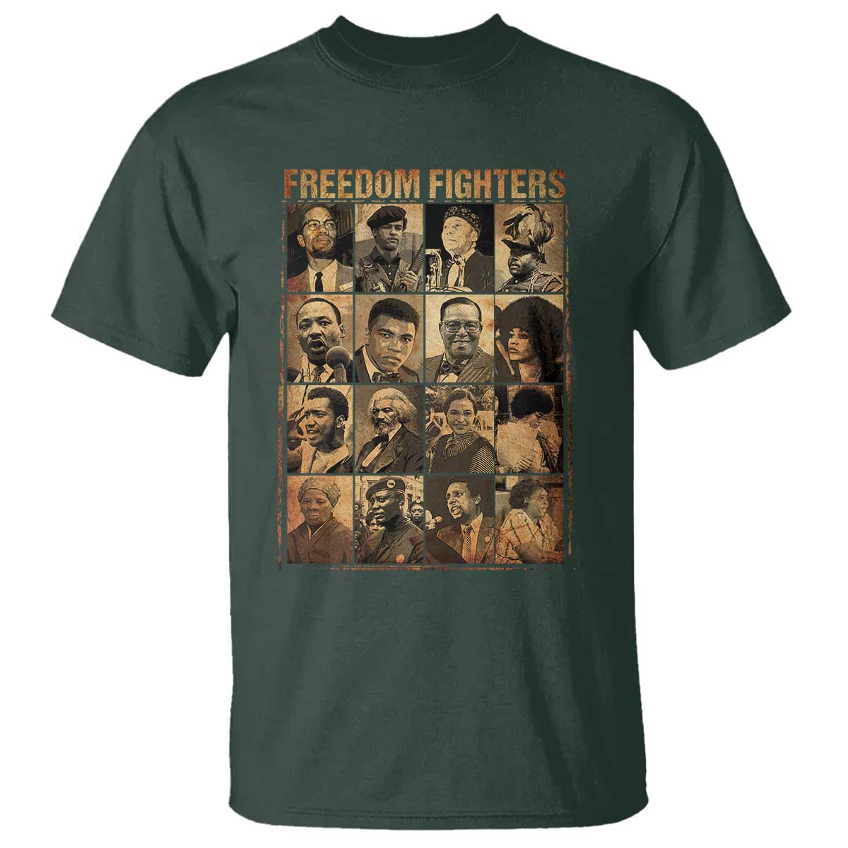 Black Freedom Fighters T Shirt Huey P. Newton Bobby Seale Black History Month Juneteenth