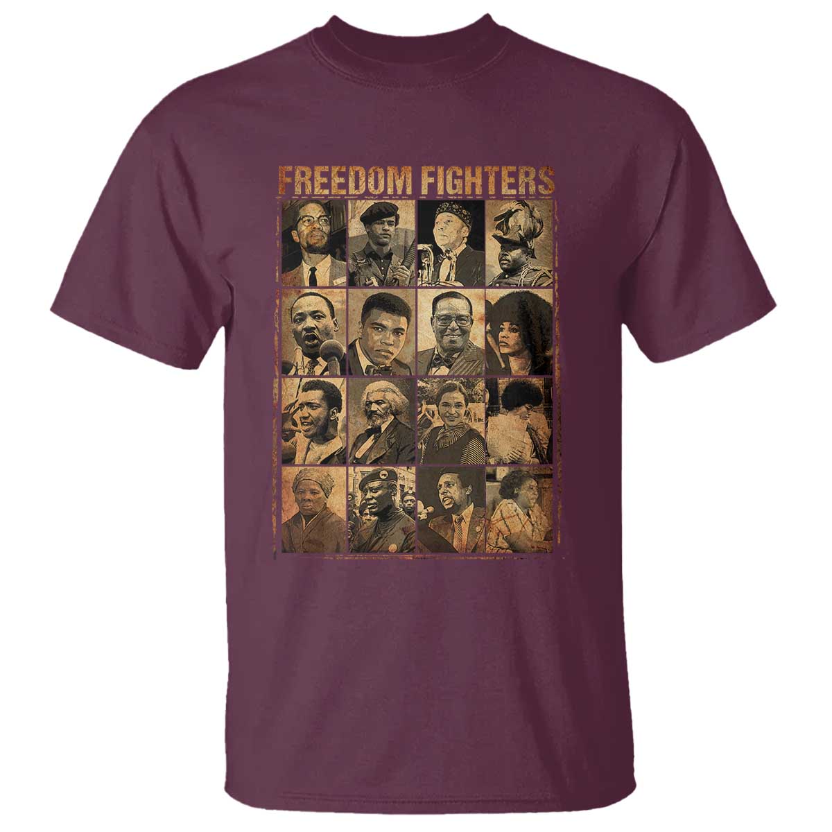 Black Freedom Fighters T Shirt Huey P. Newton Bobby Seale Black History Month Juneteenth