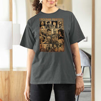 Black Freedom Fighters T Shirt For Women Huey P. Newton Bobby Seale Black History Month Juneteenth