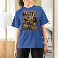 Black Freedom Fighters T Shirt For Women Huey P. Newton Bobby Seale Black History Month Juneteenth