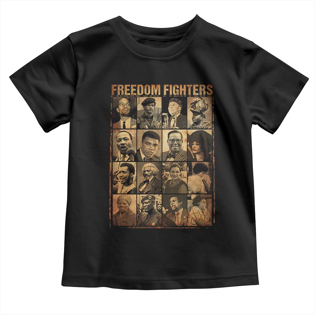 Black Freedom Fighters Toddler T Shirt Huey P. Newton Bobby Seale Black History Month Juneteenth