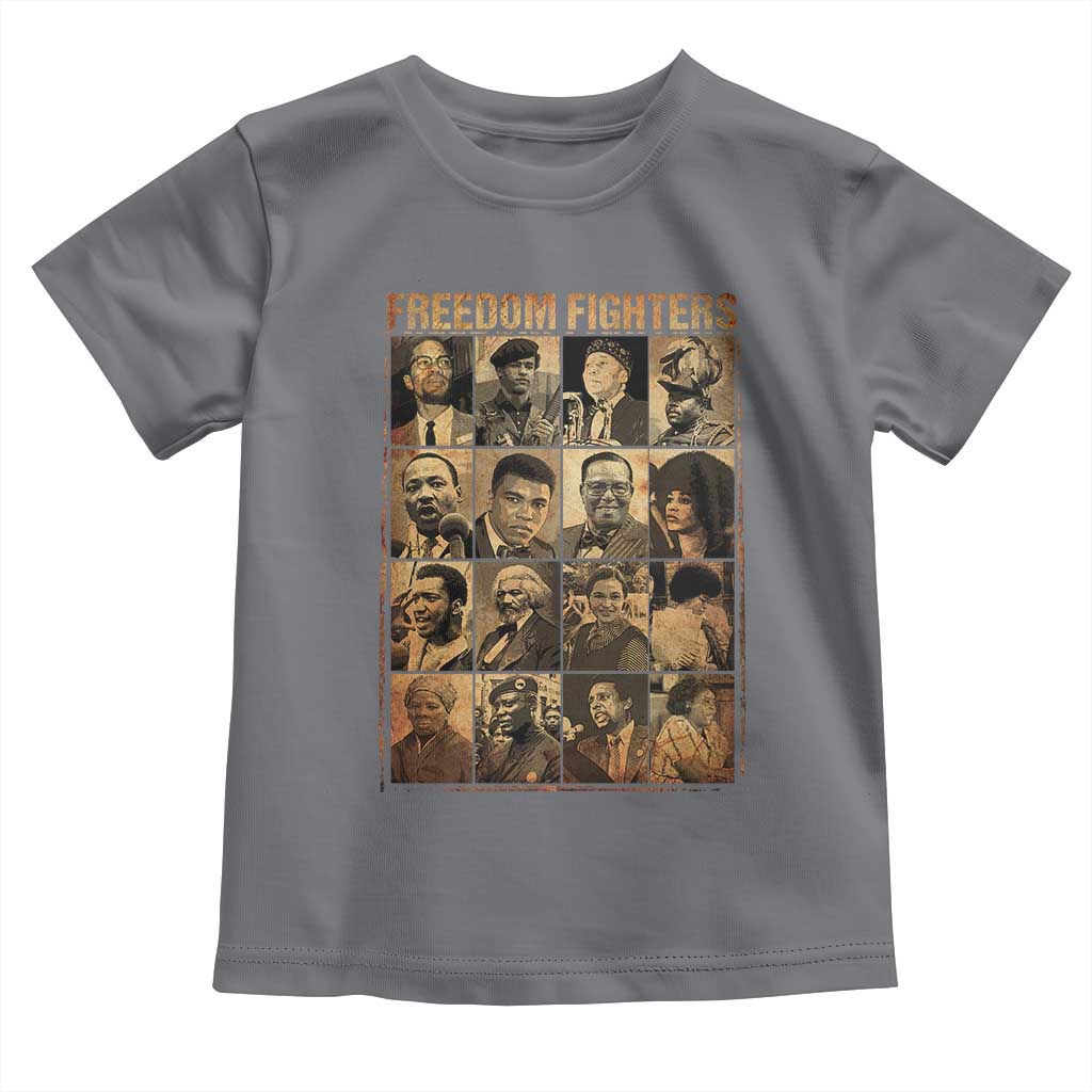 Black Freedom Fighters Toddler T Shirt Huey P. Newton Bobby Seale Black History Month Juneteenth