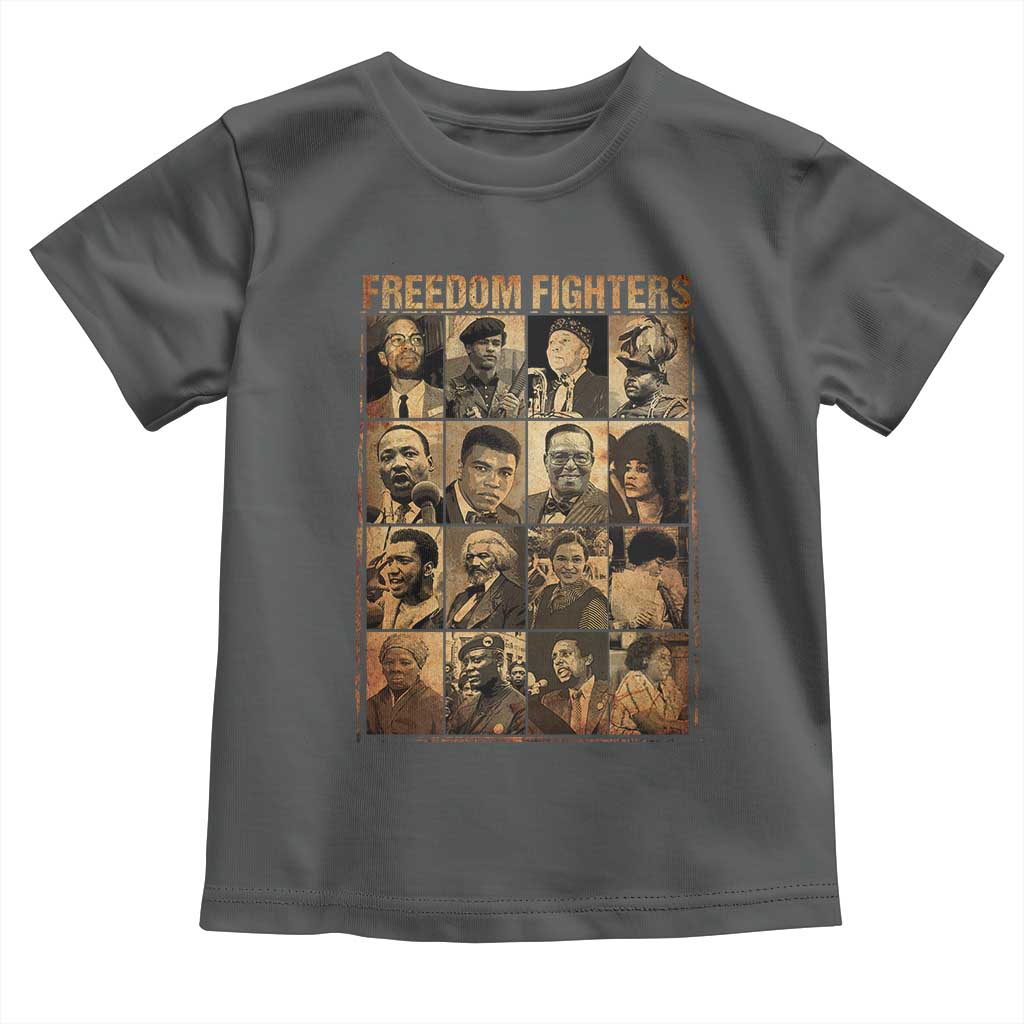 Black Freedom Fighters Toddler T Shirt Huey P. Newton Bobby Seale Black History Month Juneteenth