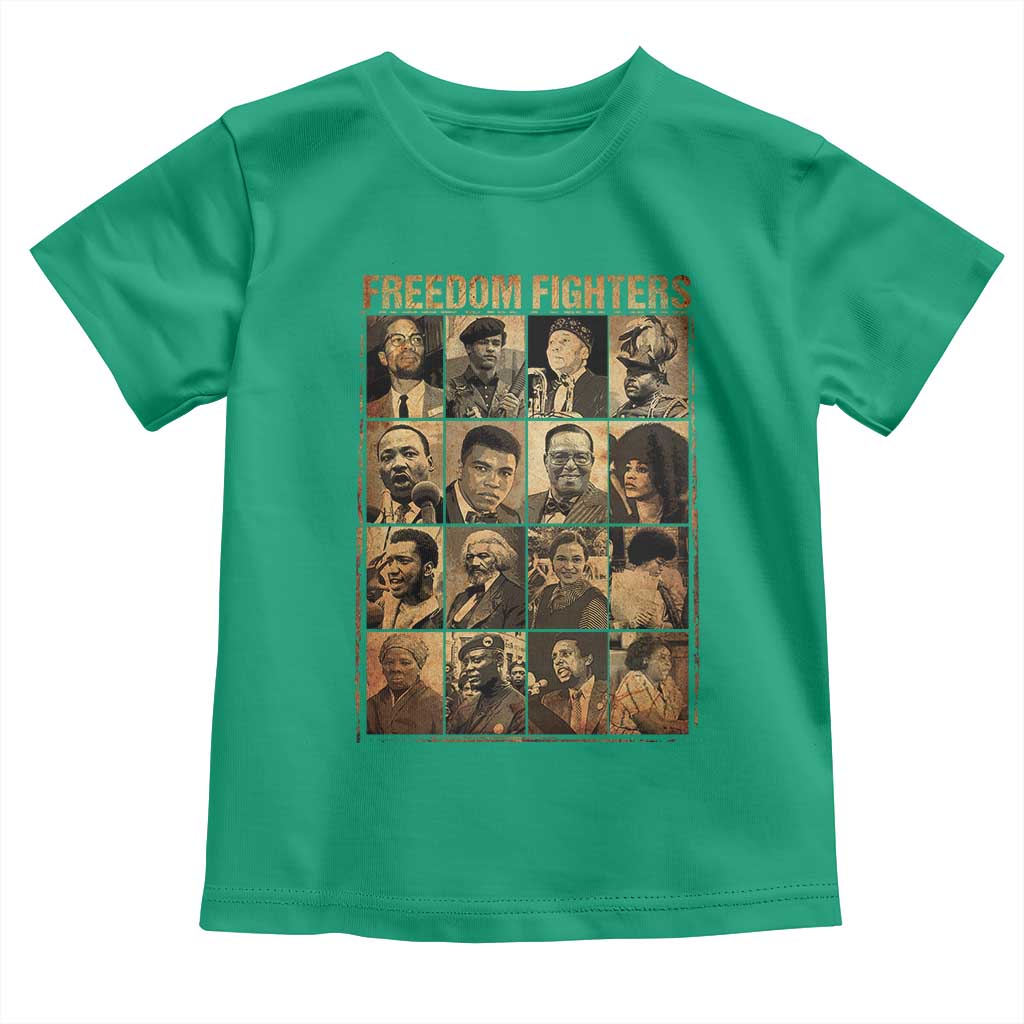Black Freedom Fighters Toddler T Shirt Huey P. Newton Bobby Seale Black History Month Juneteenth
