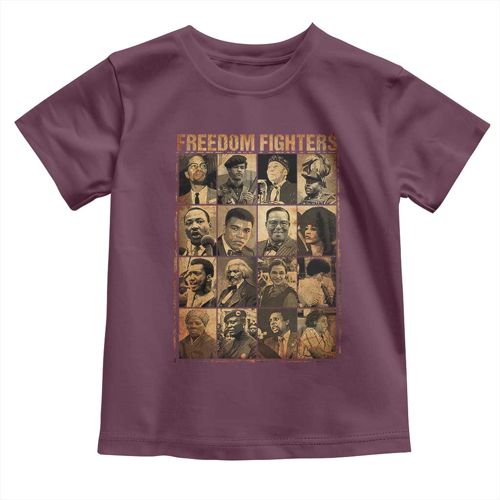Black Freedom Fighters Toddler T Shirt Huey P. Newton Bobby Seale Black History Month Juneteenth