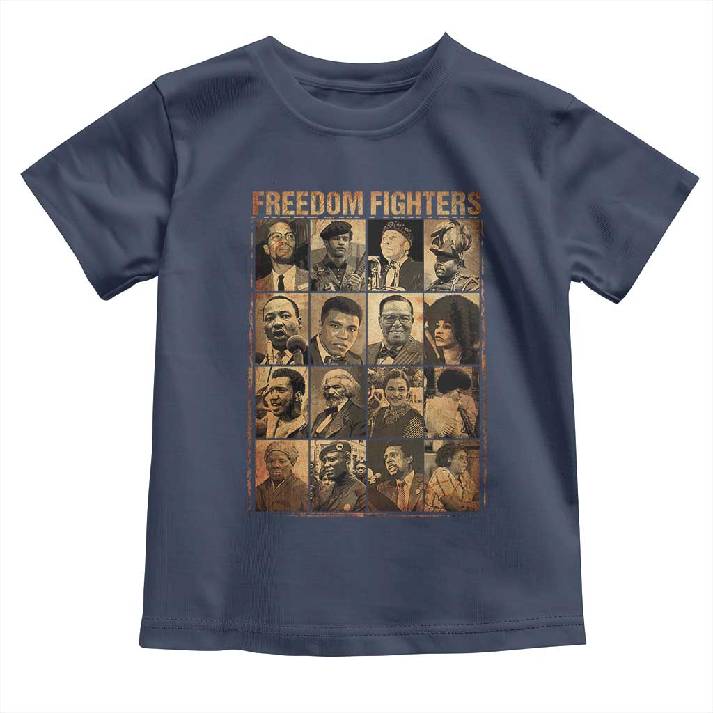 Black Freedom Fighters Toddler T Shirt Huey P. Newton Bobby Seale Black History Month Juneteenth
