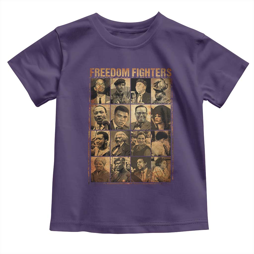 Black Freedom Fighters Toddler T Shirt Huey P. Newton Bobby Seale Black History Month Juneteenth
